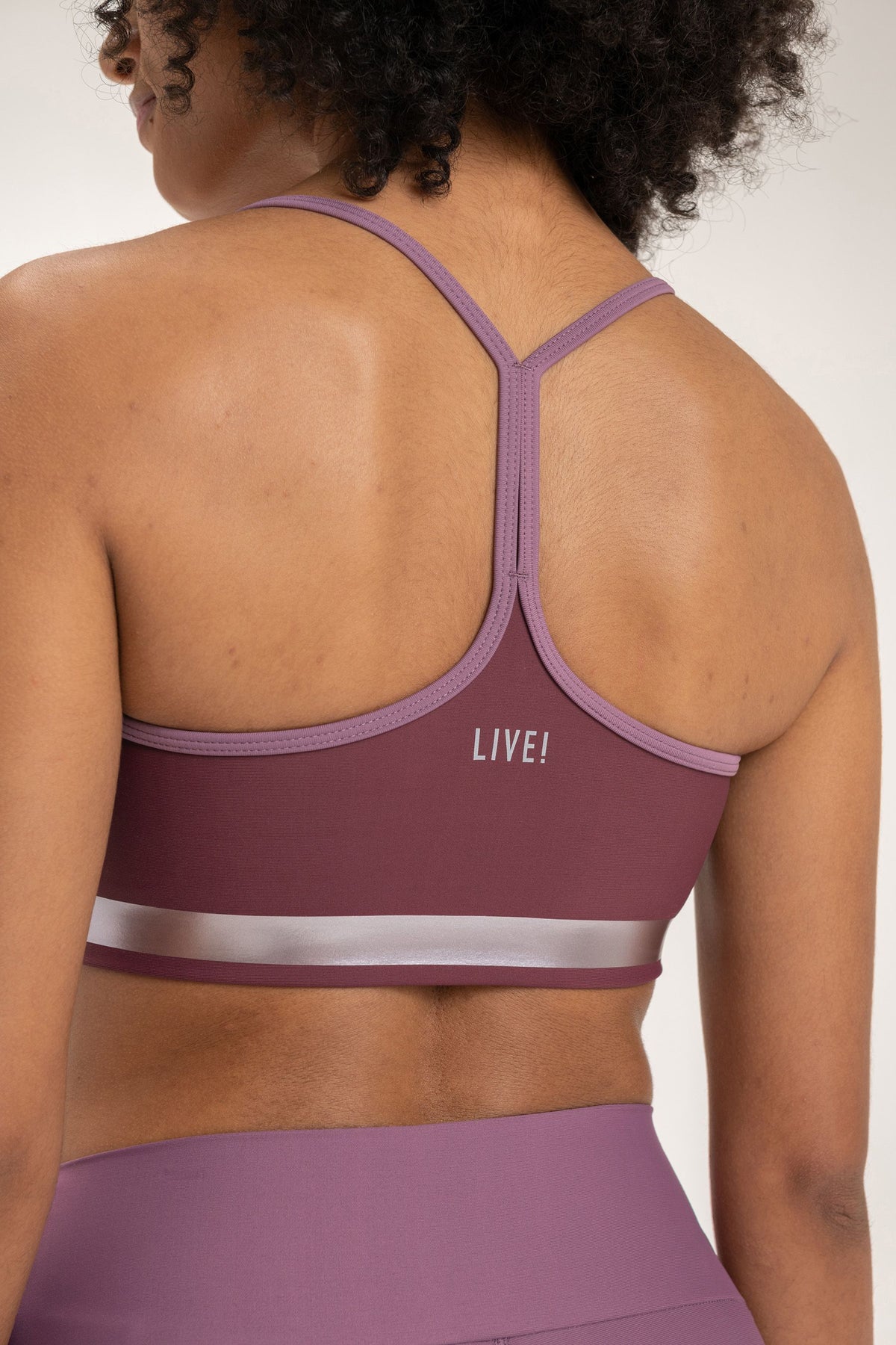 Side Stripe Sports Bra