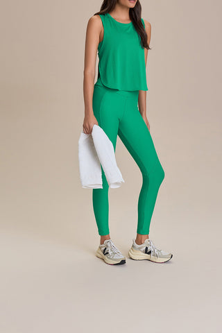 Side Action Cropped Tank Top