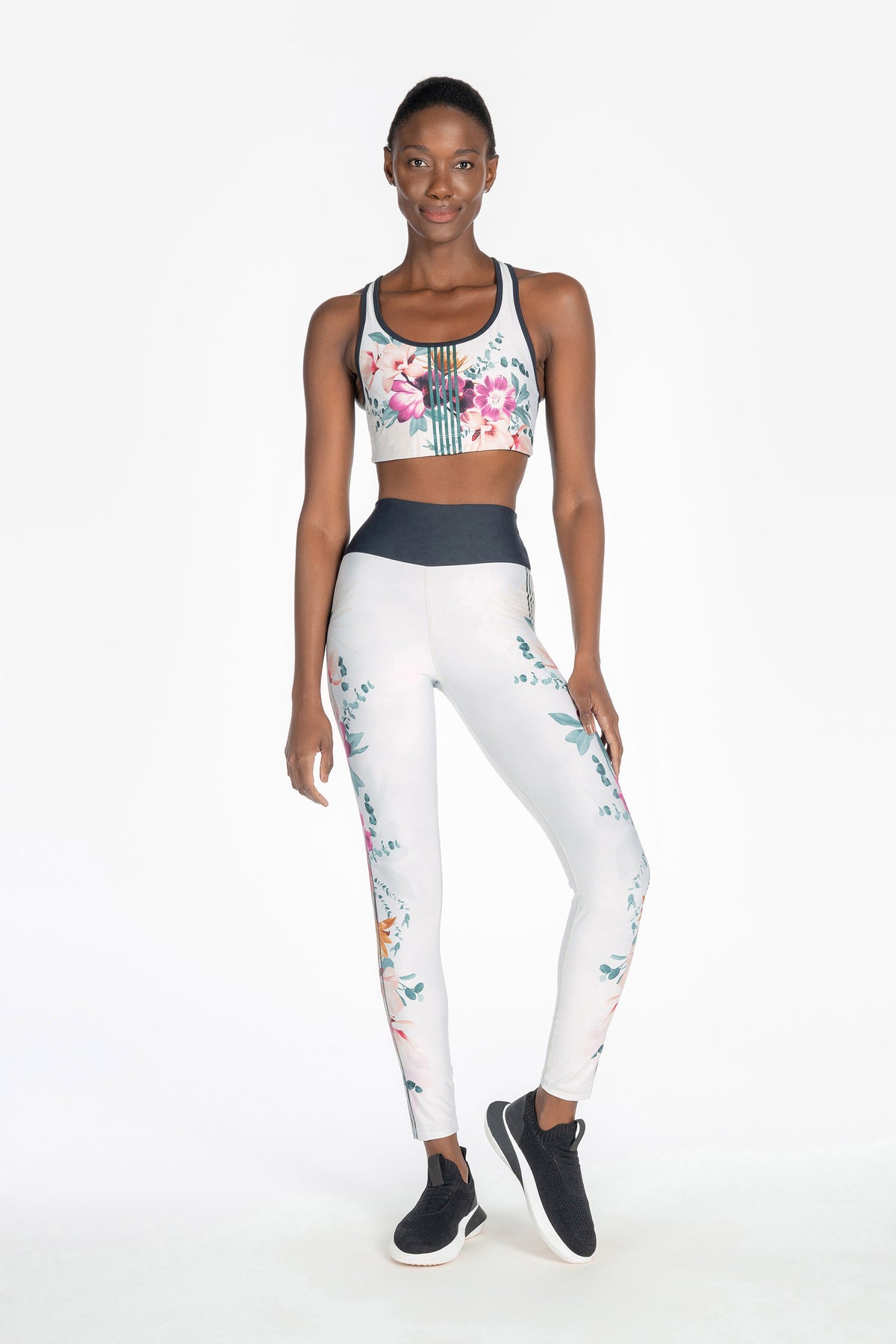 Blooming Holographic Legging