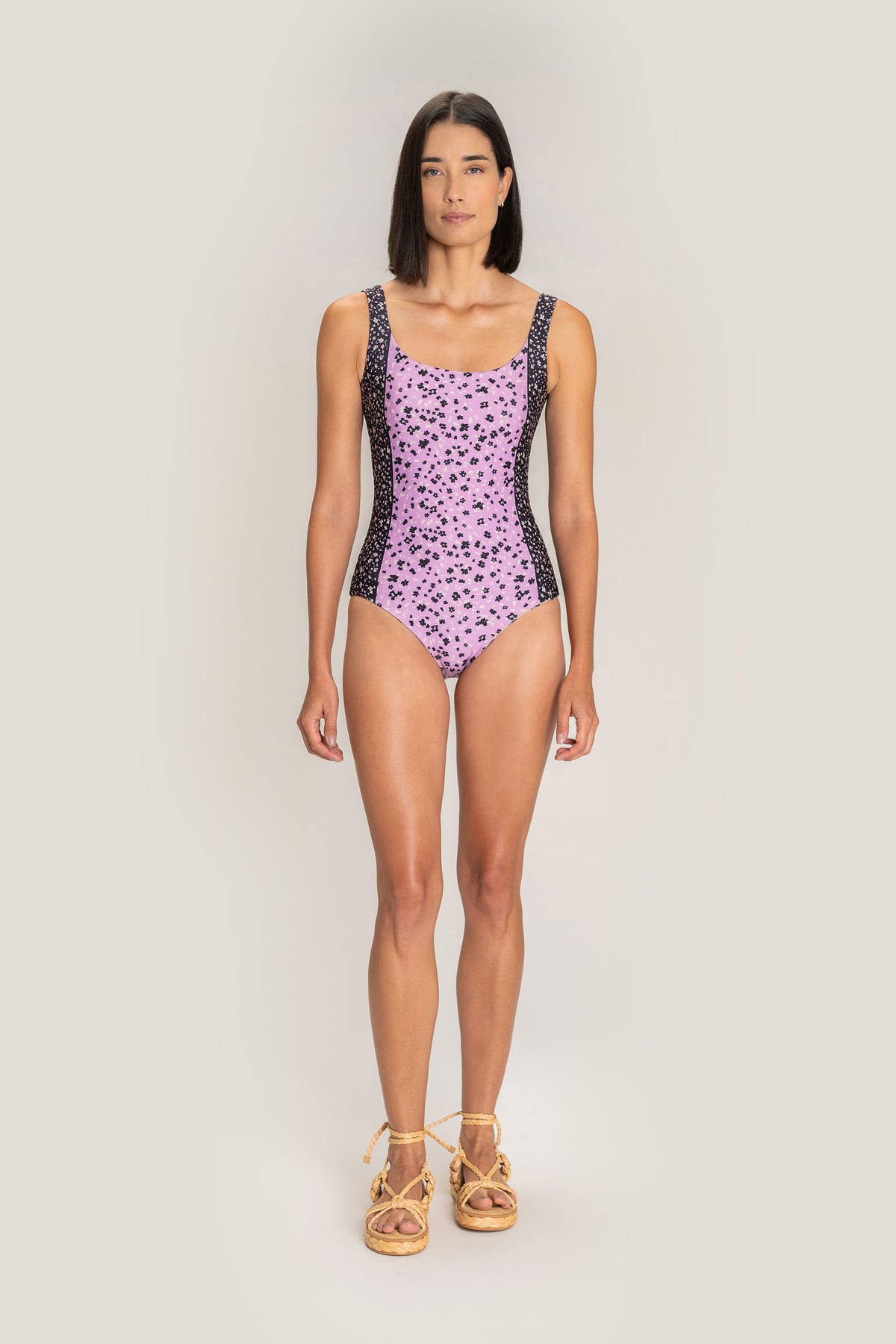 Flora Reversible Slim One Piece