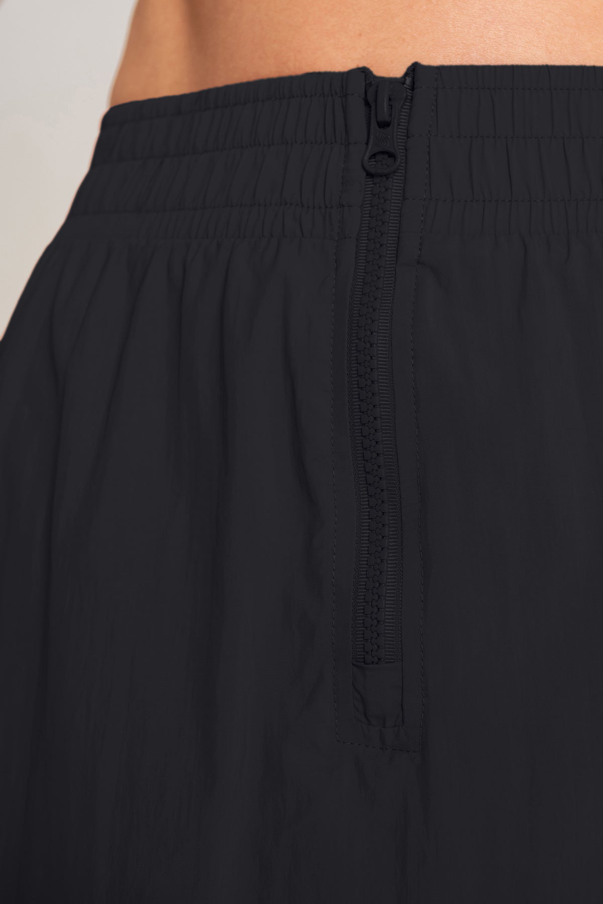 Nylon Tech Midi Skirt